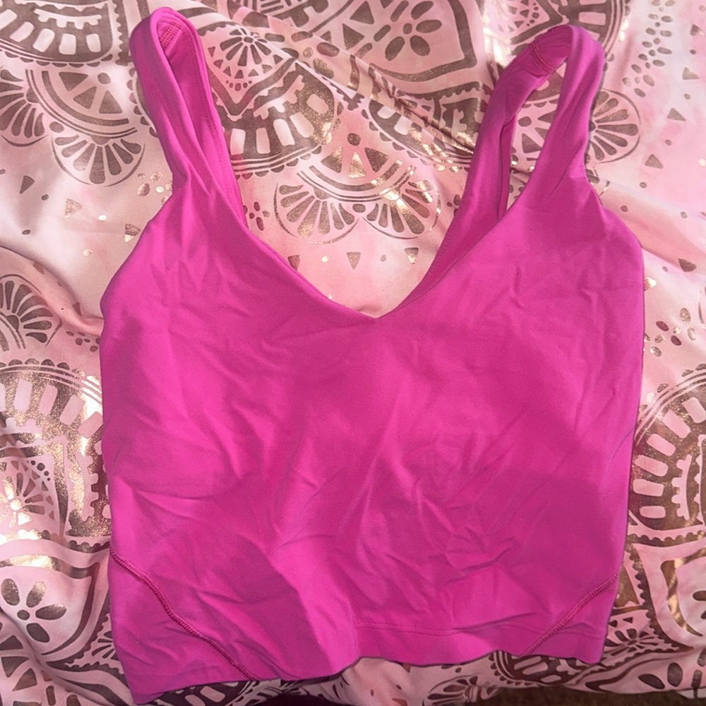 Lululemon Sonic Pink Align Tank Size 0